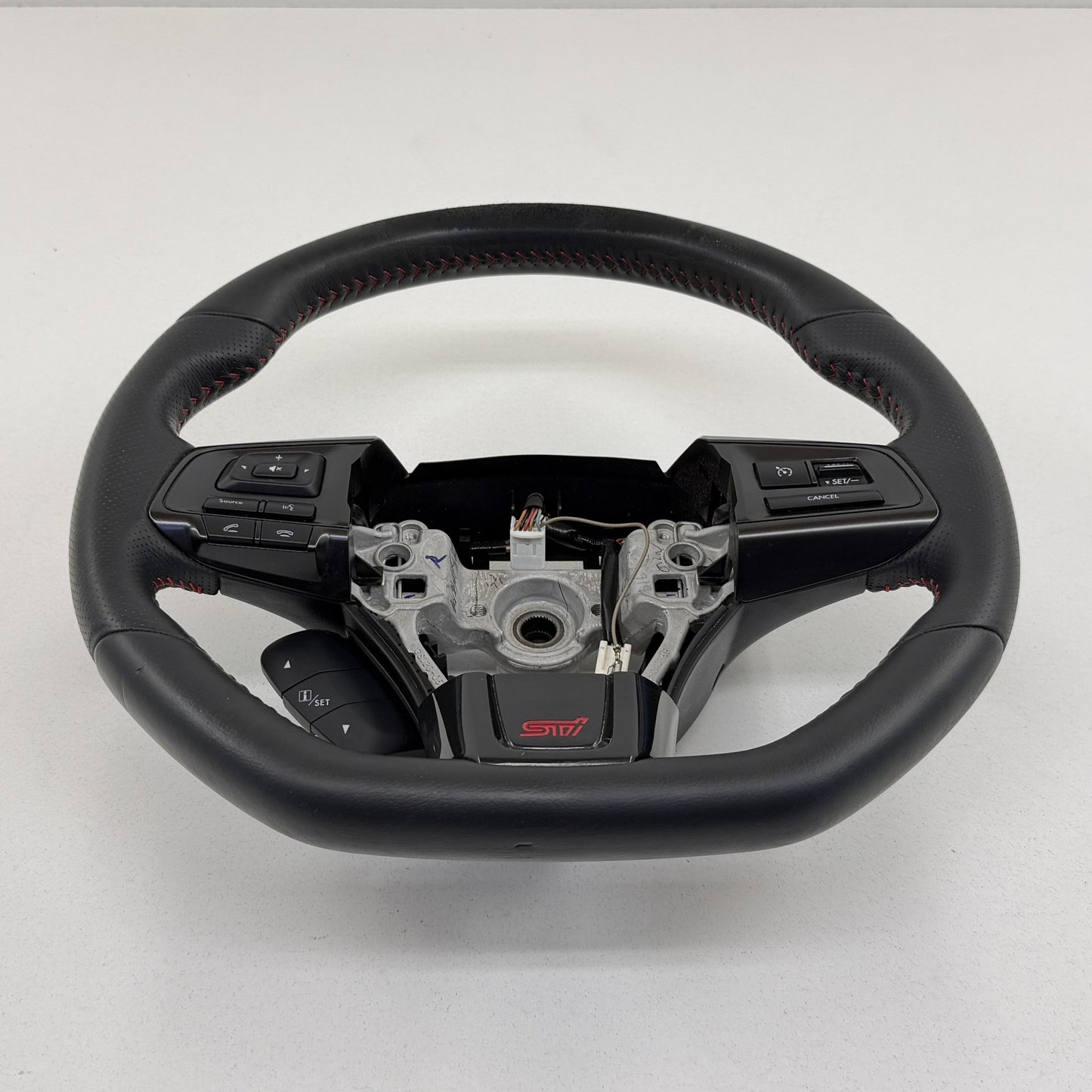 2018-2021 Subaru WRX STI Steering Wheel Leather W/ Piano Black Trim OEM