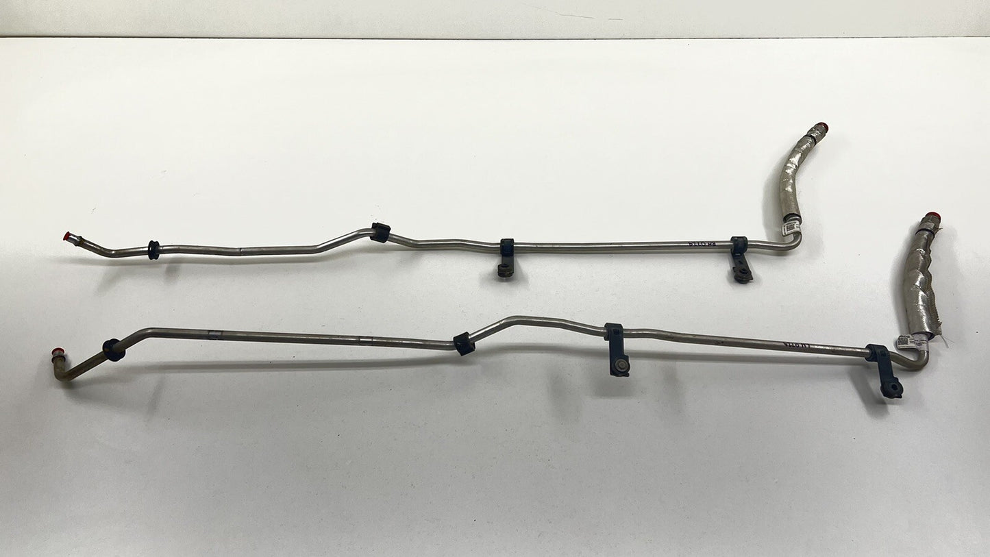 22-24 CADILLAC CT4 V BLACKWING REAR DIFF DIFFERENTIAL OIL COOLER LINE PAIR OEM