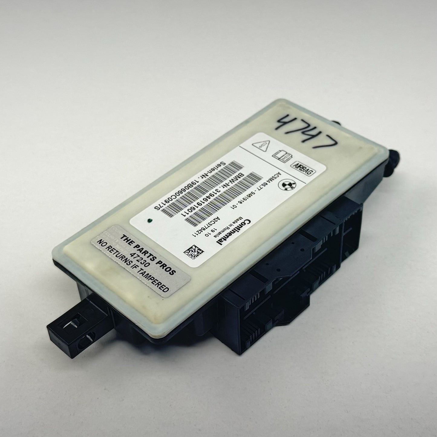 15-20 BMW F80 F82 F83 F87 Airbag Air Bag Restraint Module SRS 9461916 OEM