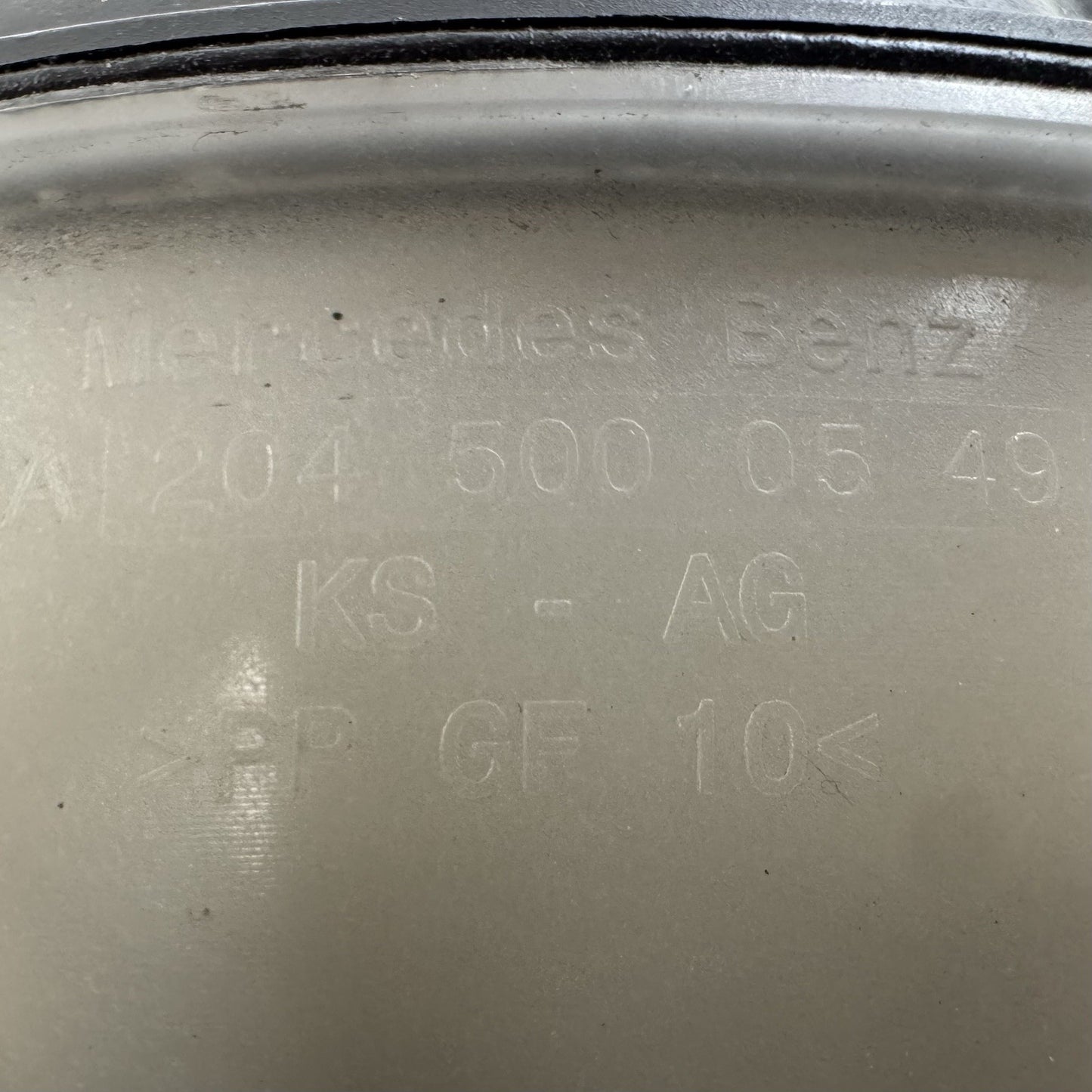 10-16 Mercedes W212 E350 Coolant Reservoir Overflow Expansion Tank Bottle OEM