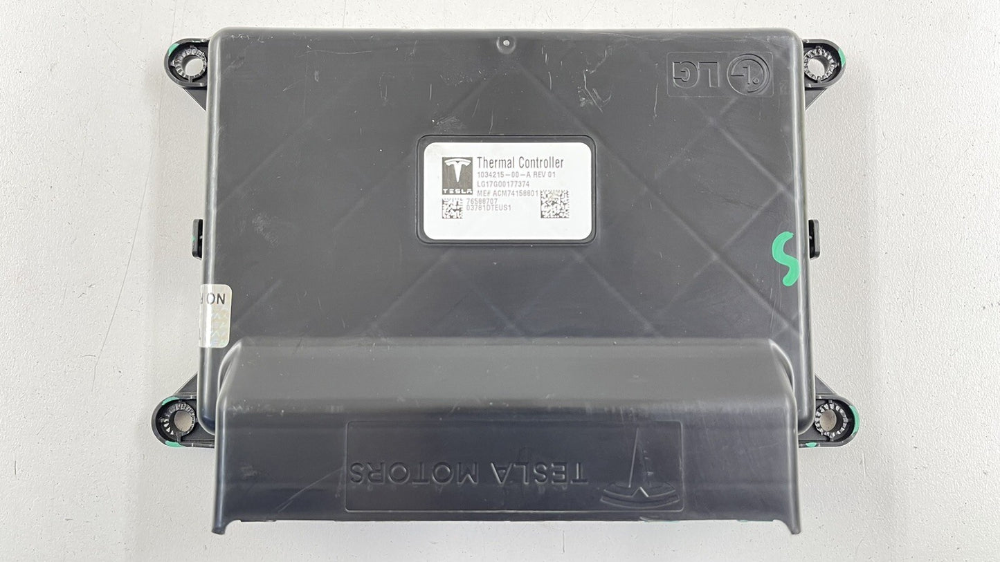 12-20 TESLA MODEL S HVAC HEATER CORE THERMAL CONTROLLER MODULE 1034215-00-A OEM