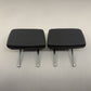 25-26 Toyota Camry Rear Seat Headrest Head Rest Pair Leather Black OEM