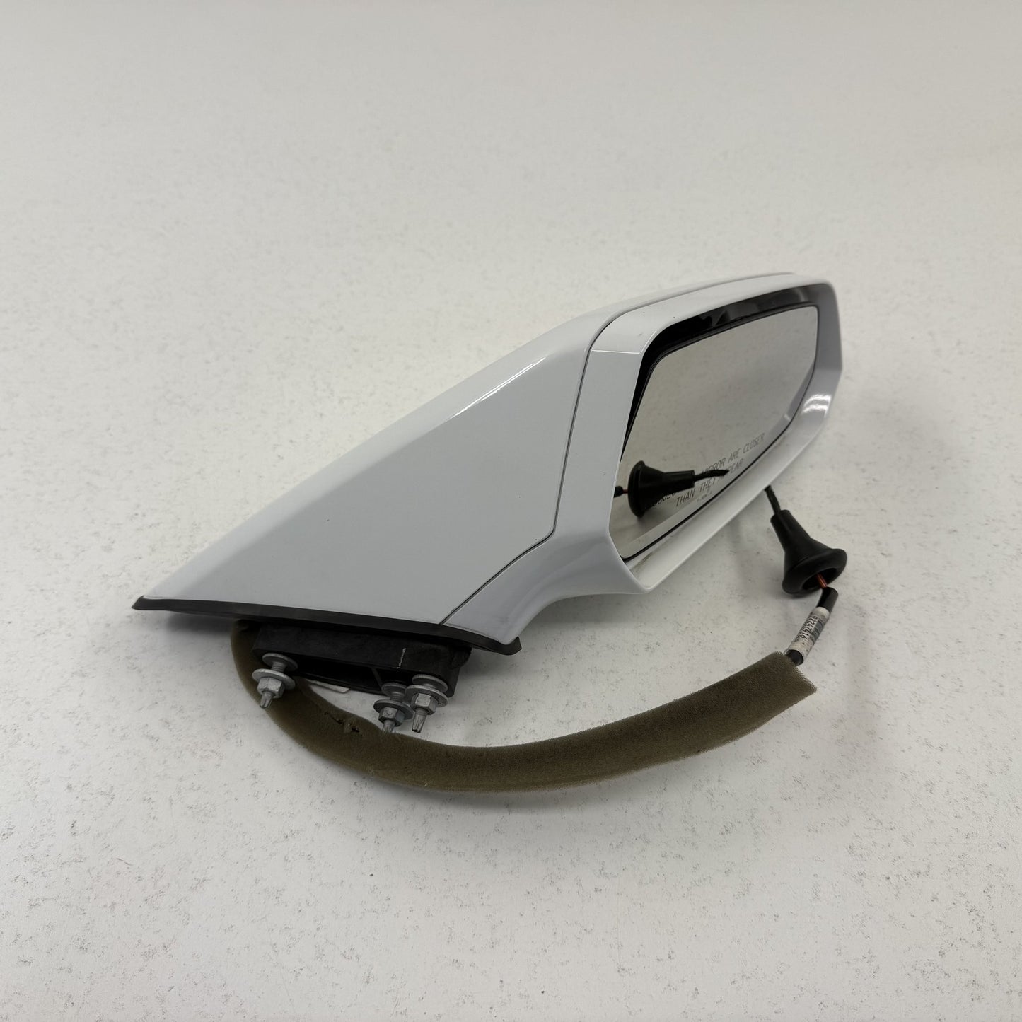 2010-2015 Chevrolet Camaro Passenger Right Door Mirror Side View White OEM