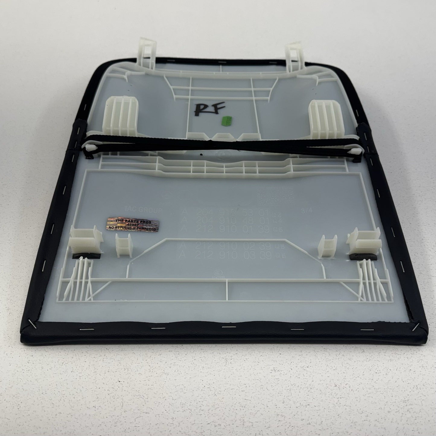 10-16 Mercedes W212 E350 Right Front Seat Upper Backrest Panel Cover Trim OEM