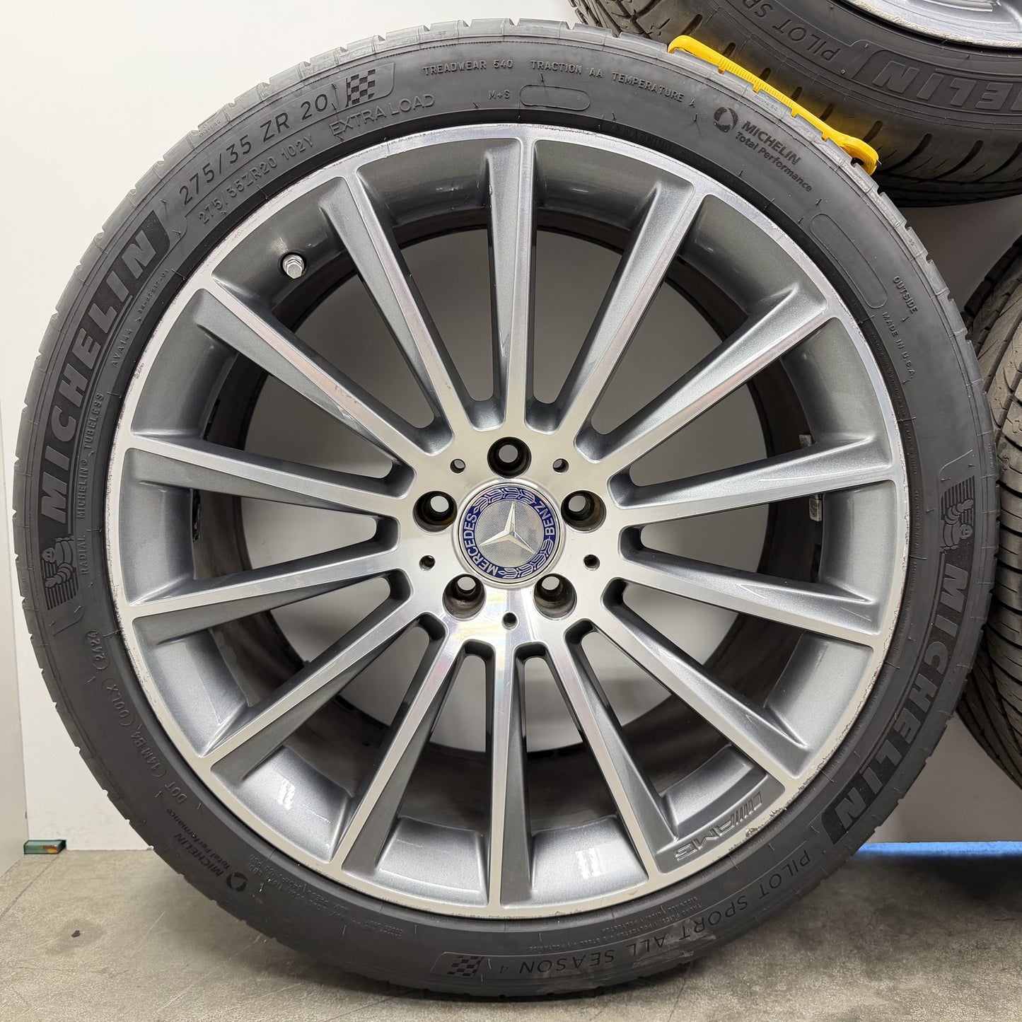 2014-2020 Mercedes S550 W222 AMG 20" Wheels Set Rims &amp; Tires OEM