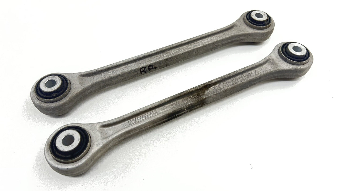 10-16 PORSCHE PANAMERA PASSENGER RIGHT REAR CONTROL ARM SET OF 4 OEM