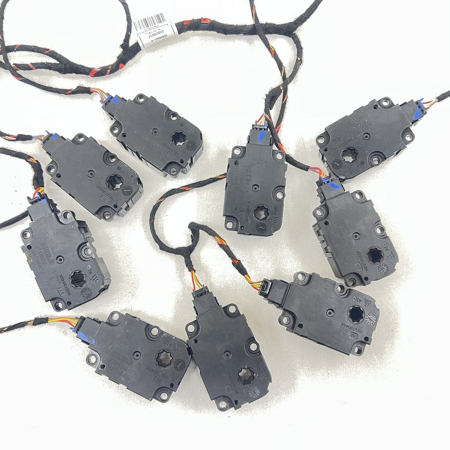 17-24 AUDI A4 S4 HVAC BOX HEATER AC FLAP MOTOR AIR MIX ACTUATOR SET OEM