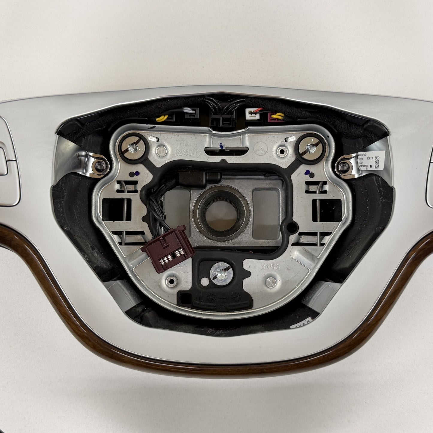 2014-2017 Mercedes-Benz S550 W222 Wood Steering Wheel Paddle Shifters Heated OEM