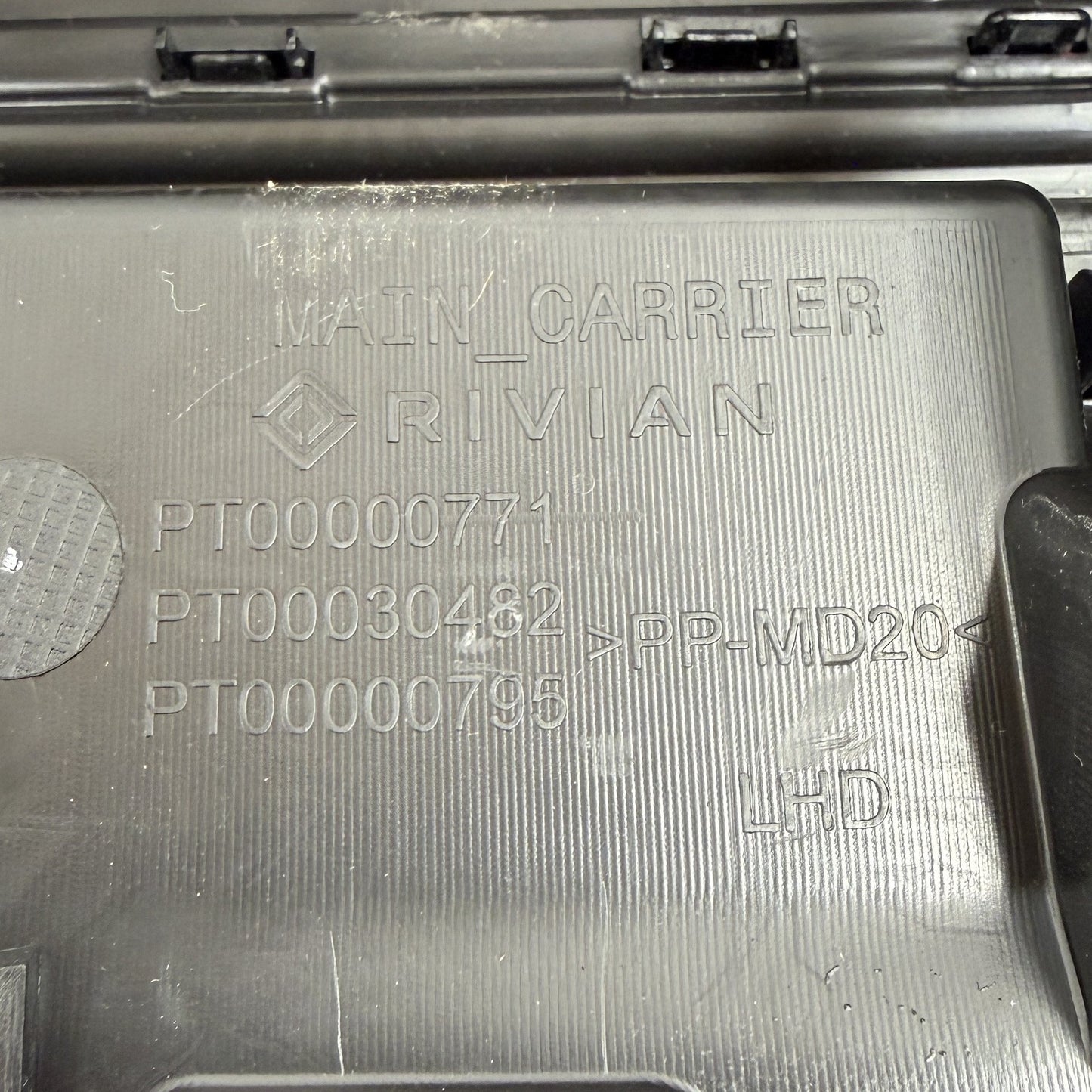 2022-2024 Rivian R1S R1T Dashboard Lower Dash Trim Air Vent Insert Panel OEM