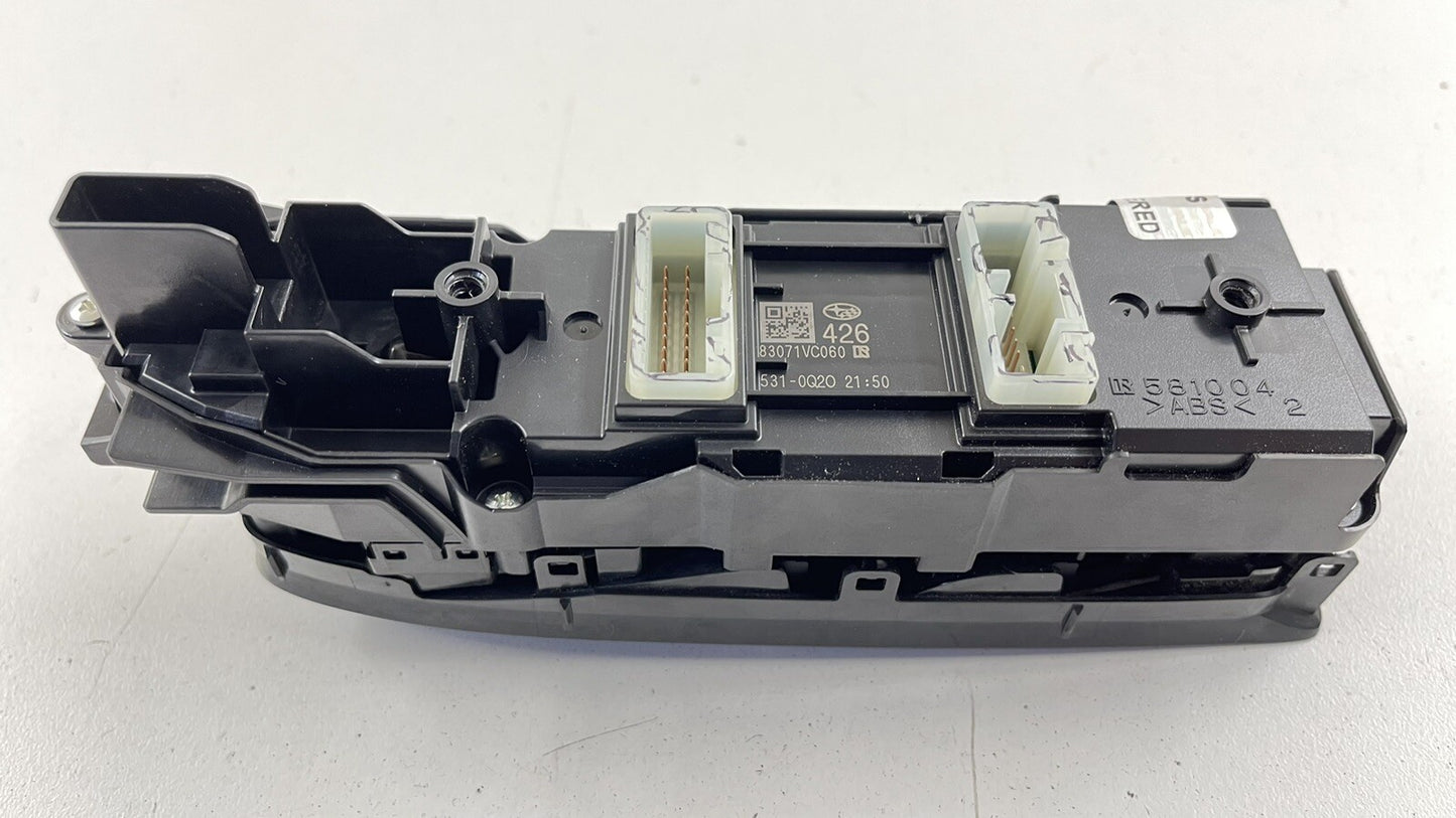 22-23 SUBARU WRX DRIVER LEFT FRONT DOOR MASTER WINDOW SWITCH 83071VC060 OEM