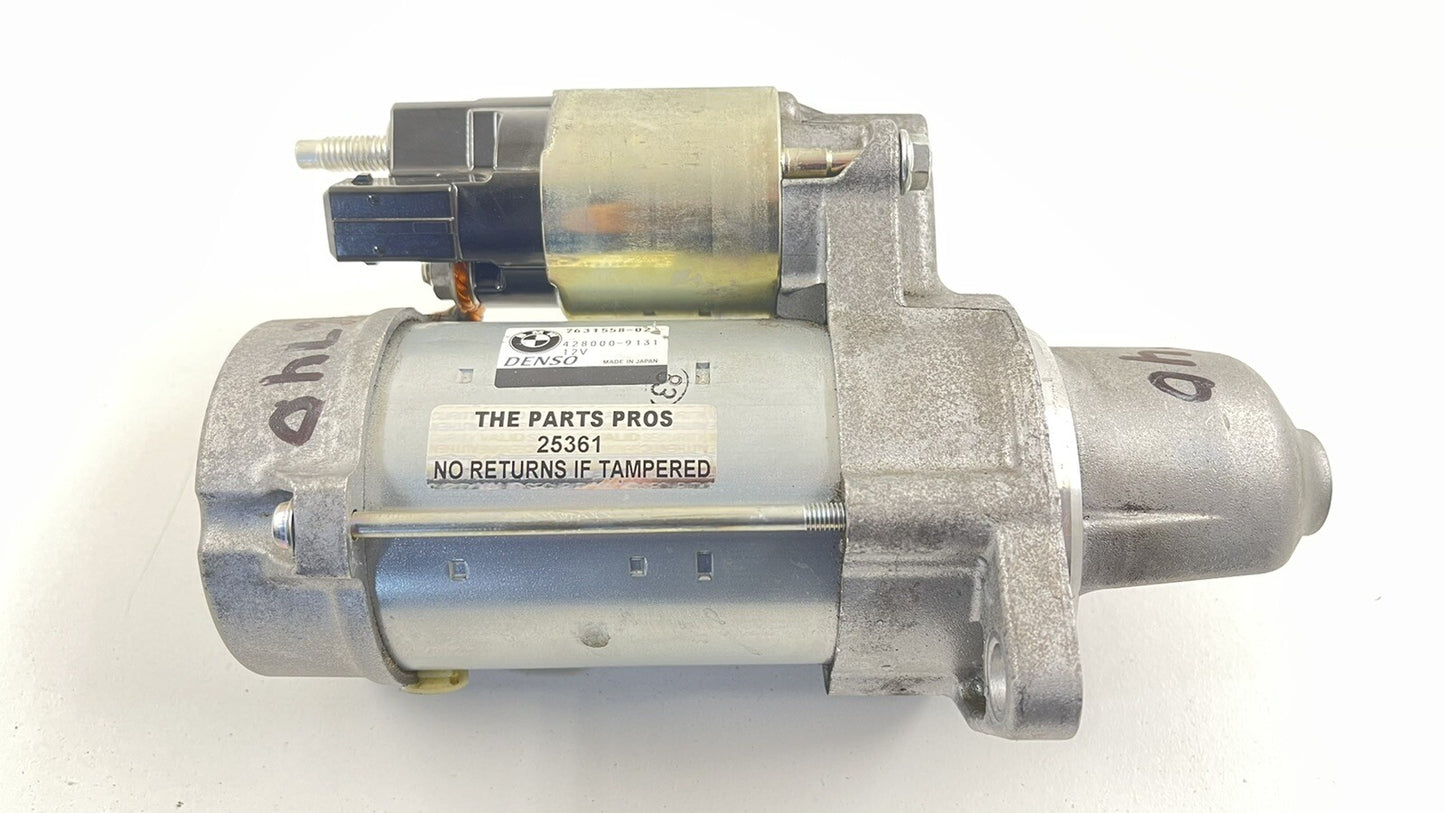 16-18 BMW M2 3.0L MOTOR ENGINE CRANK STARTER 7631558 OEM