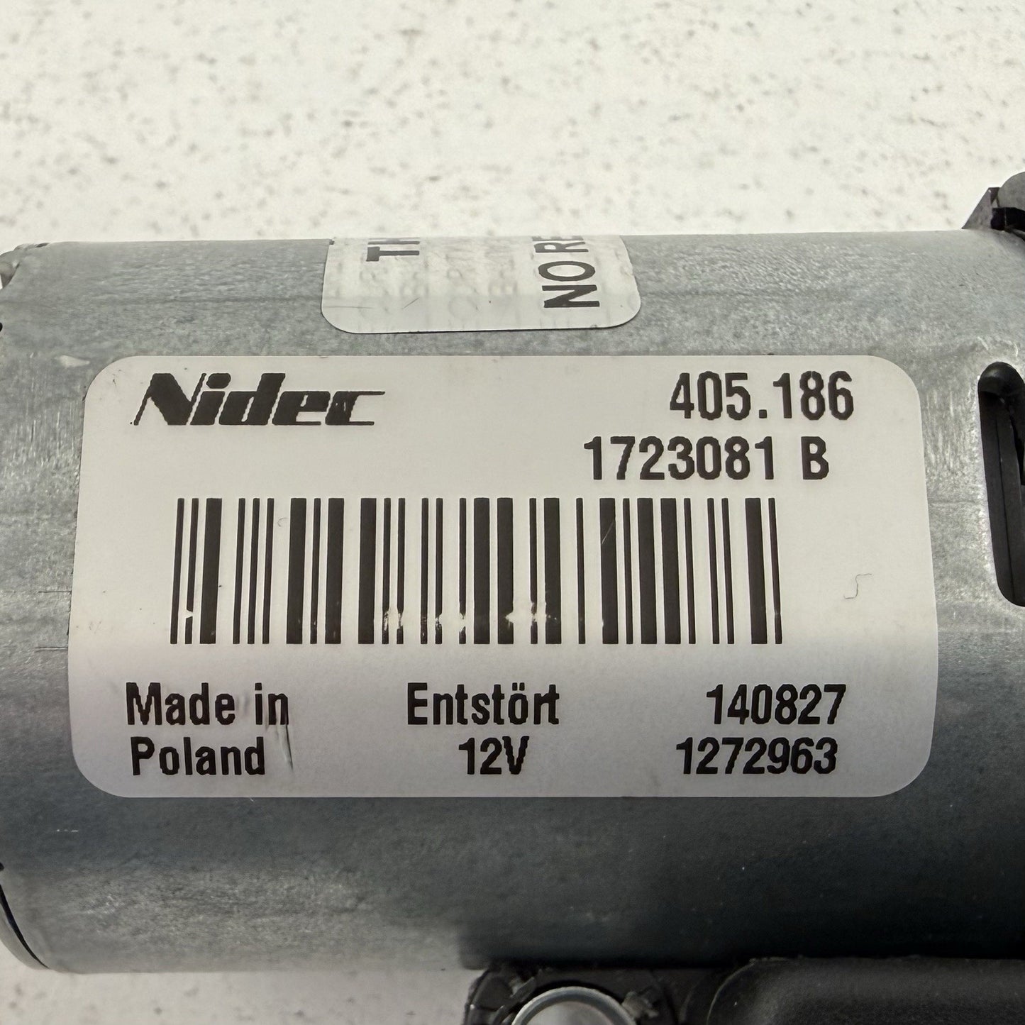 15-17 McLaren 650S Rear Back Window Glass Roof Drive Motor 1729280B OEM