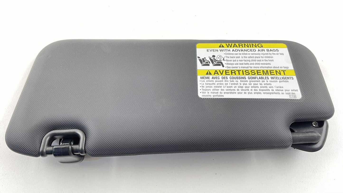 2022 TOYOTA GR86 PASSENGER RIGHT FRONT SUNVISOR SUN VISOR SHADE BLACK OEM