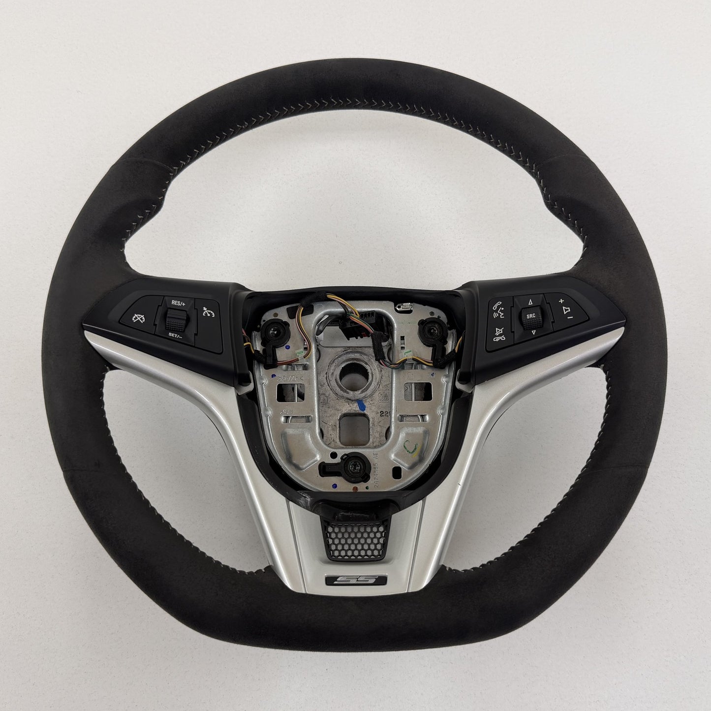 2013-2015 Chevrolet Camaro SS 1LE Suede Flat Bottom Steering Wheel 22925461 OEM