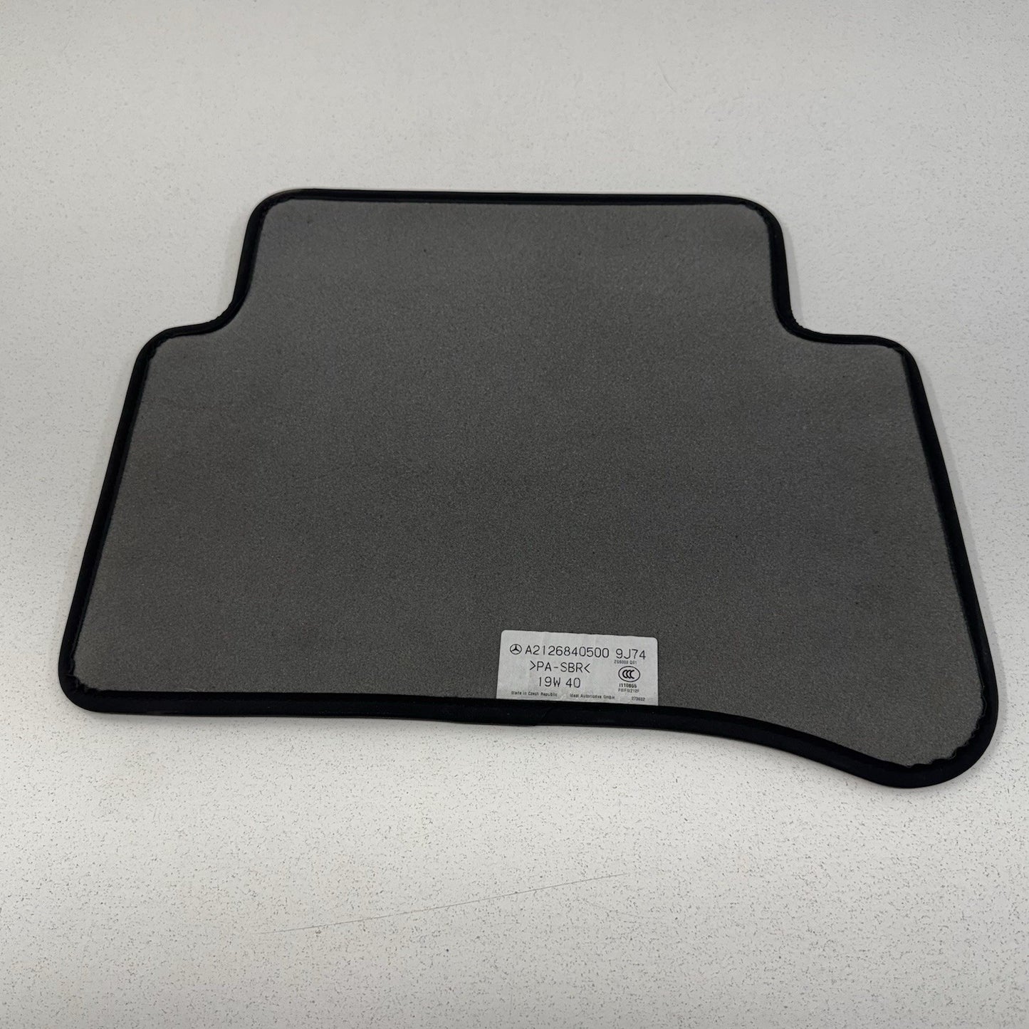12-18 Mercedes W218 CLS550 Floor Mat Set Front & Rear Black Factory OEM