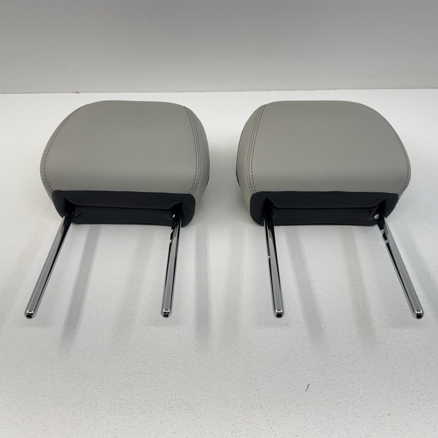 24-25 Ford Mustang GT Coupe Front Seat Headrest Head Rest Pair Space Gray OEM