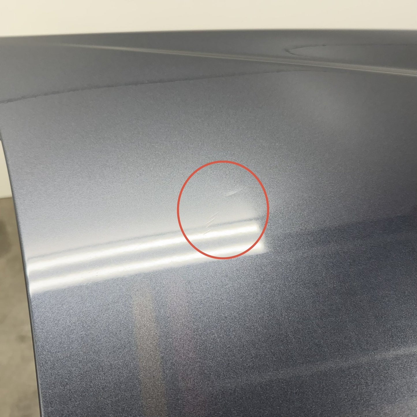 2012-2014 Mercedes-Benz C250 W204 Front Hood Panel Iridium Silver Metallic OEM