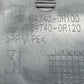 19-25 Toyota RAV4 Driver Left Rear Interior Quarter Panel Trim Cover OEM