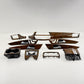 12-18 Mercedes W218 CLS550 Interior Trim Set Wood Burred Walnut Veneer OEM