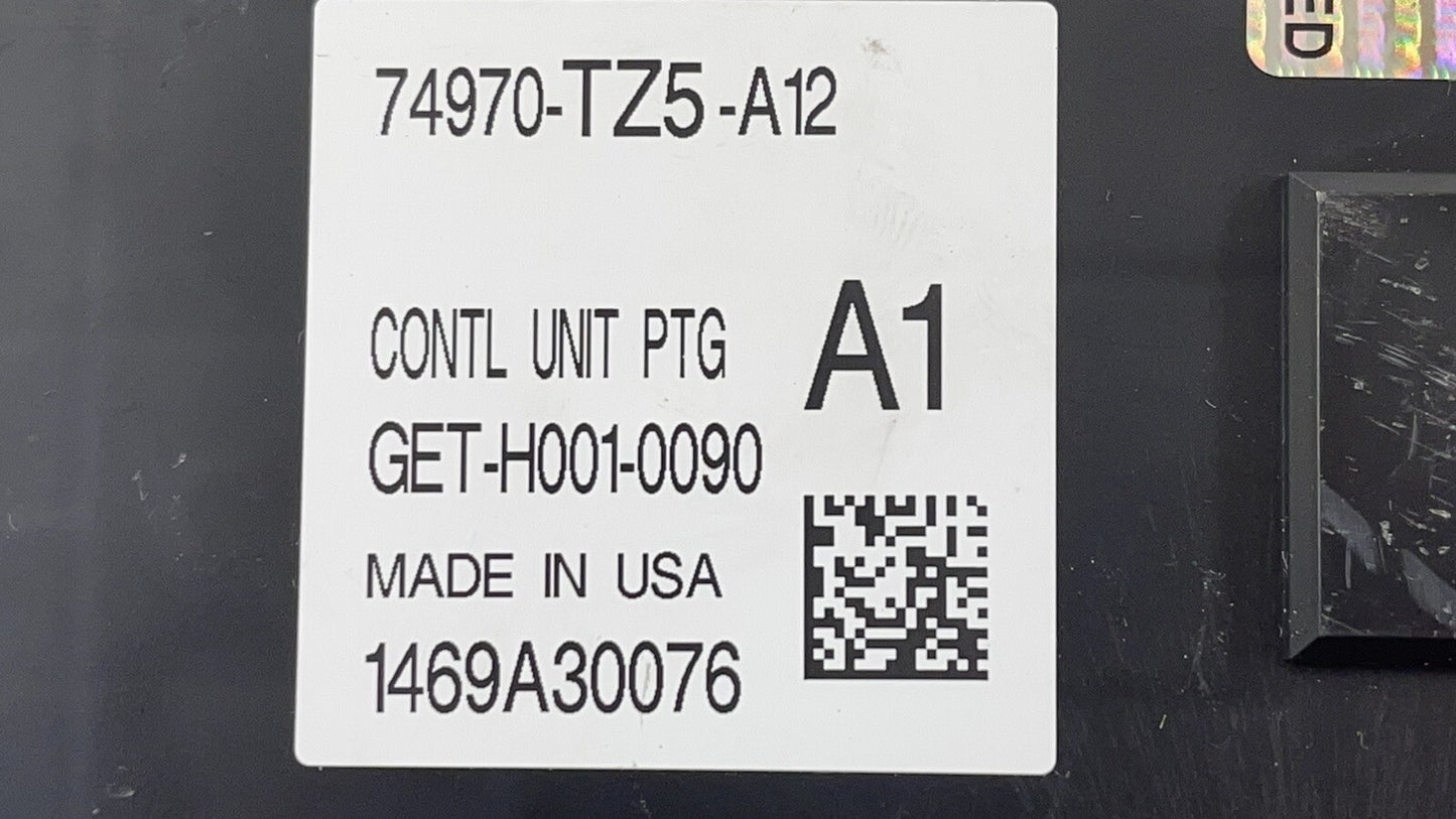 17-20 ACURA MDX POWER LIFTGATE TAILGATE CONTROL MODULE 74970-TZ5-A12 OEM