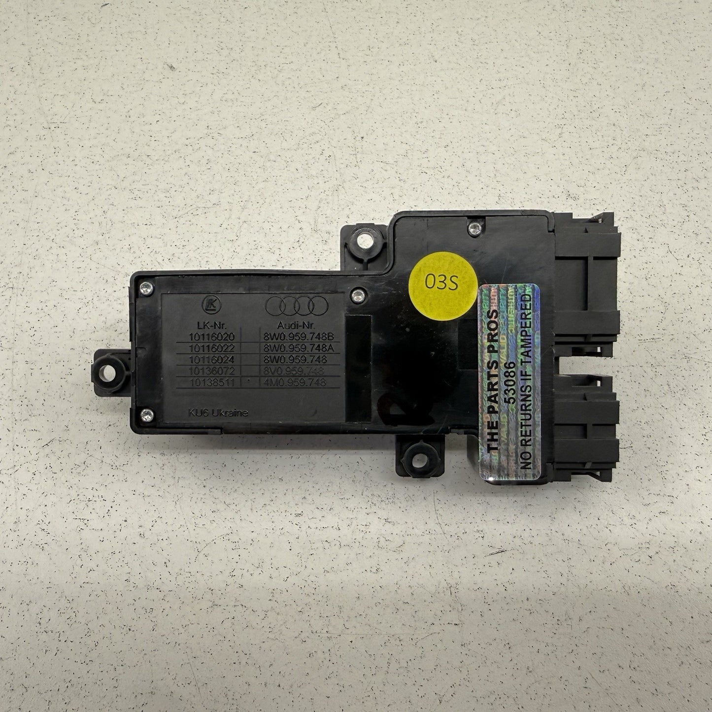 18-25 Audi S4 S5 Passenger Right Front Sport Seat Adjust Control Switch Set OEM