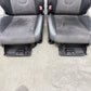 08-15 Audi TT Front Bucket Recaro Power Seat Pair Leather Suede OEM
