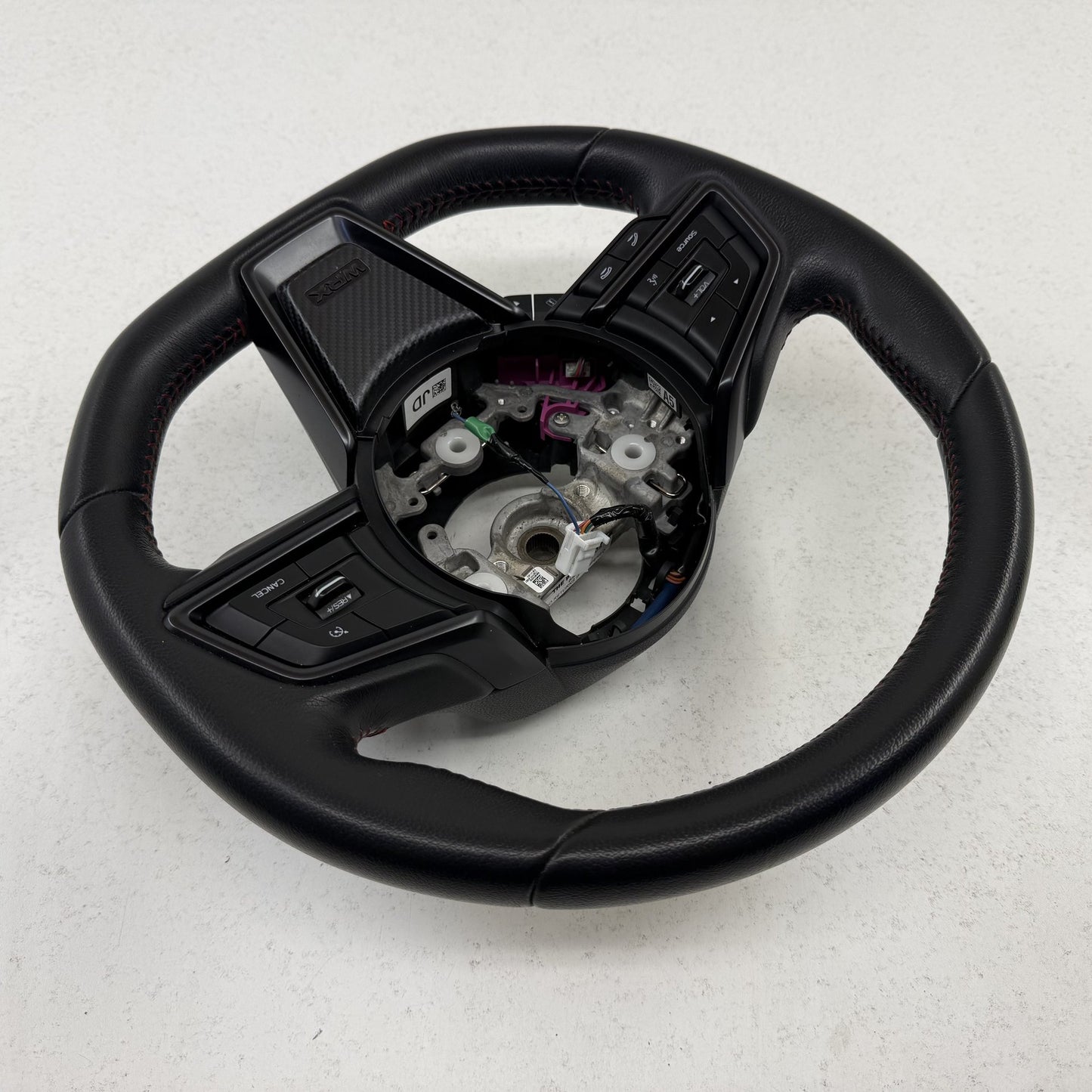 2022-2026 Subaru WRX Limited Manual Flat Bottom Steering Wheel Leather Black OEM