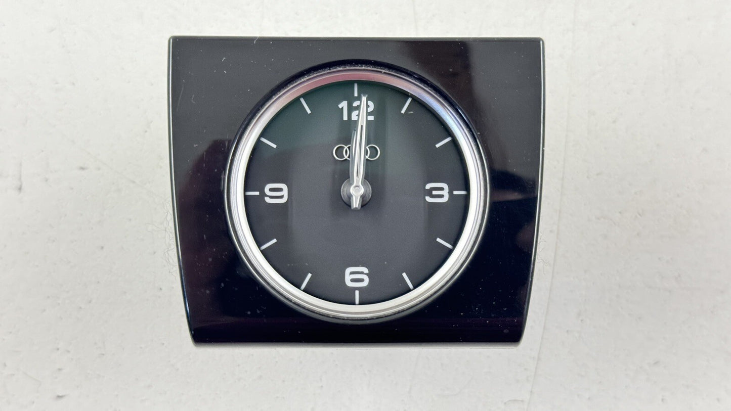 11-18 AUDI A8 CENTER DASH CLOCK ANALOG TIME 4H0919204M OEM