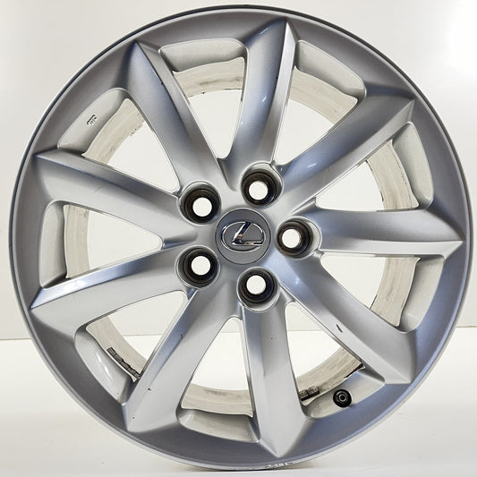 07-09 Lexus LS460 Wheel Rim 18x7.5 +32 Offset Silver 42611-50730 Factory OEM
