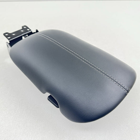 24-25 Ford Mustang Center Console Armrest Arm Rest Cover Lid White Stitching OEM