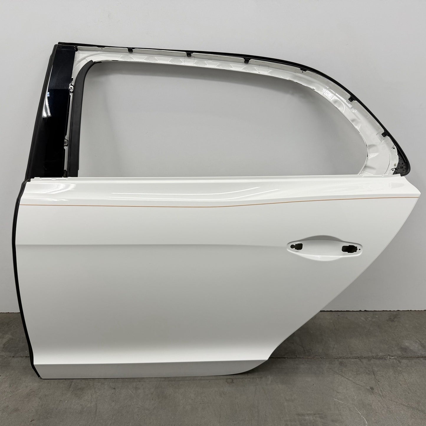 14-18 Bentley Flying Spur Driver Left Rear Door Shell Glacier White OEM