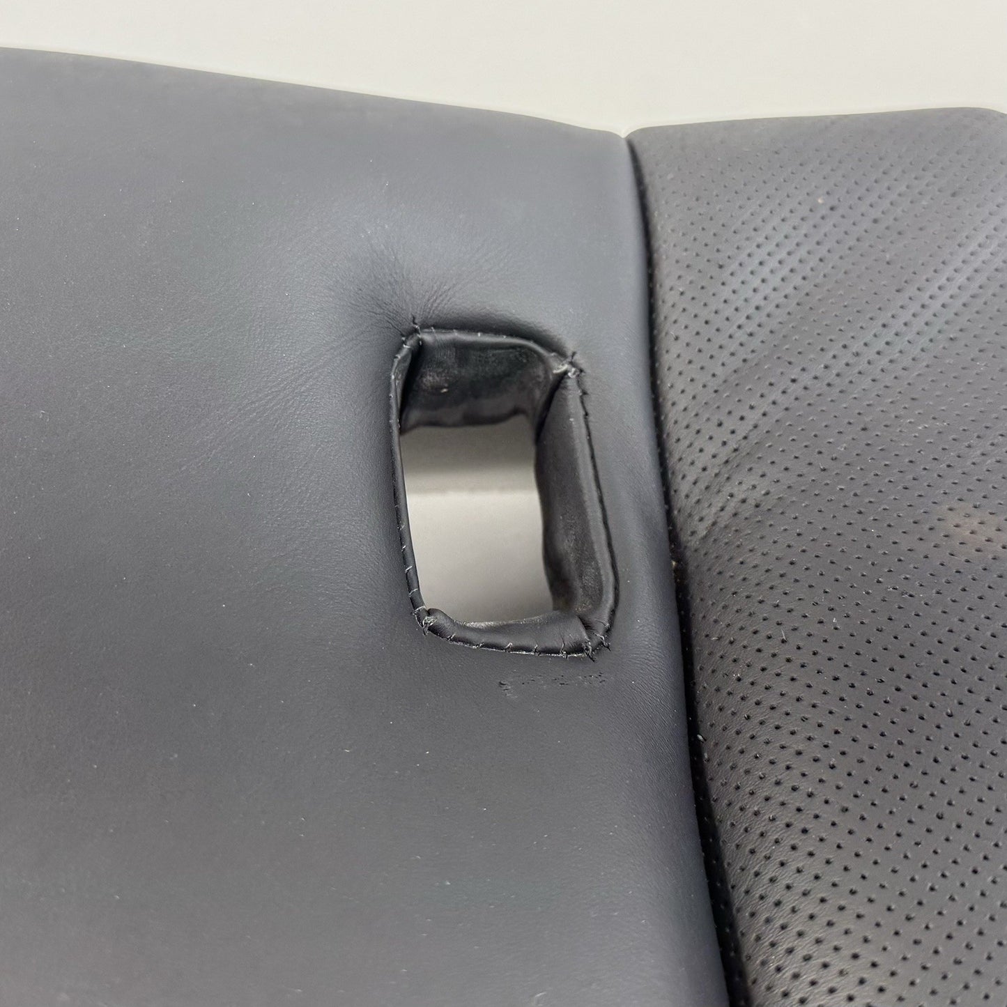 12-16 BMW M5 F10 Rear Lower Bottom Seat Cushion Cover Leather Black OEM