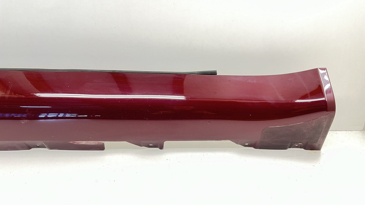 07-09 ASTON MARTIN VANTAGE RIGHT SIDE SKIRT ROCKER PANEL COVER MERLOT RED OEM