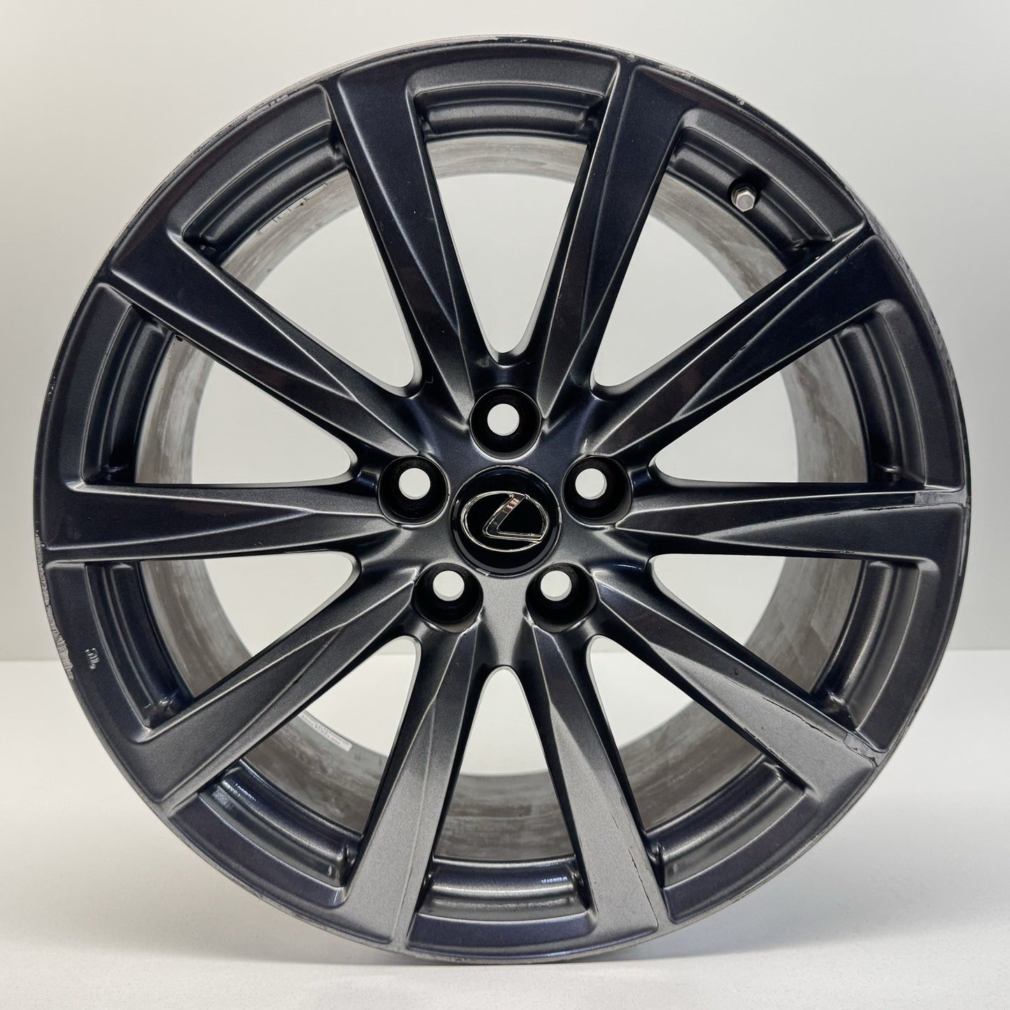 08-14 Lexus IS F Passenger Right Rear Wheel Rim 19x9 +55 Offset Factory OEM