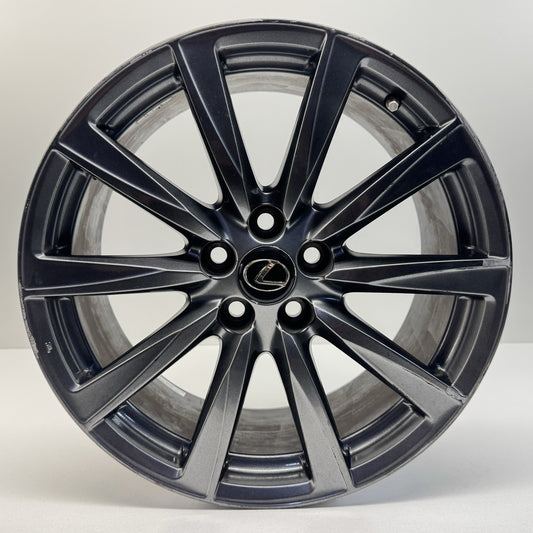 08-14 Lexus IS F Passenger Right Rear Wheel Rim 19x9 +55 Offset Factory OEM