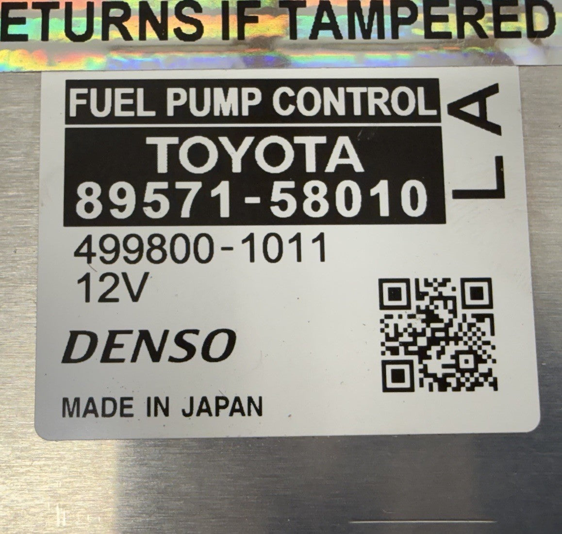 16-26 Lexus IS300 IS350 IS500 Fuel Pump Control Module 89571-58010 OEM