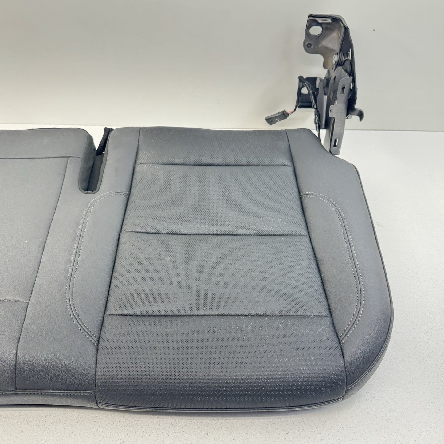 24-25 Silverado 2500 3500 Rear Lower Bottom Seat Cushion Set Leather Black OEM