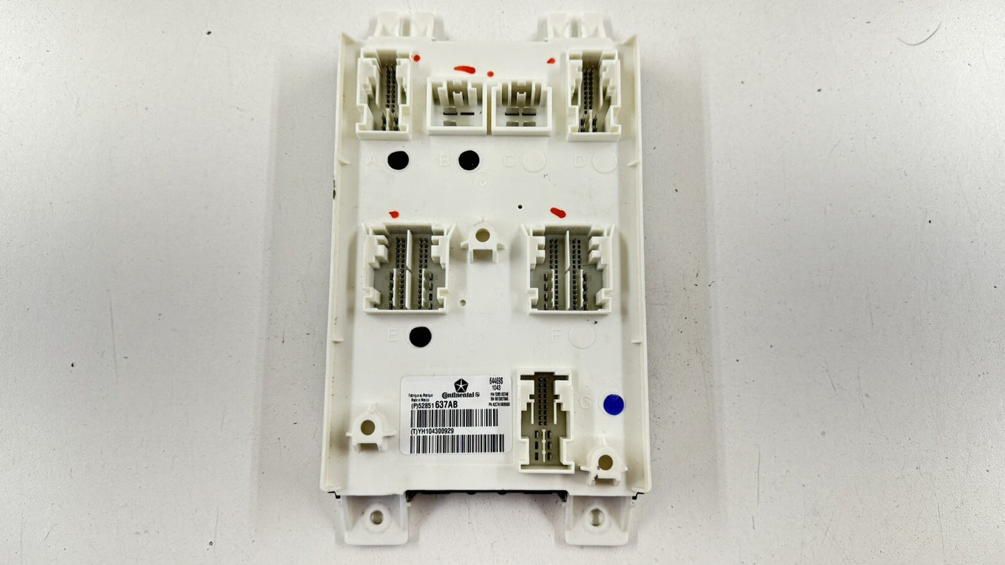 14-20 MASERATI QUATTROPORTE BODY CONTROL MODULE BCM BCU 52851637AB OEM