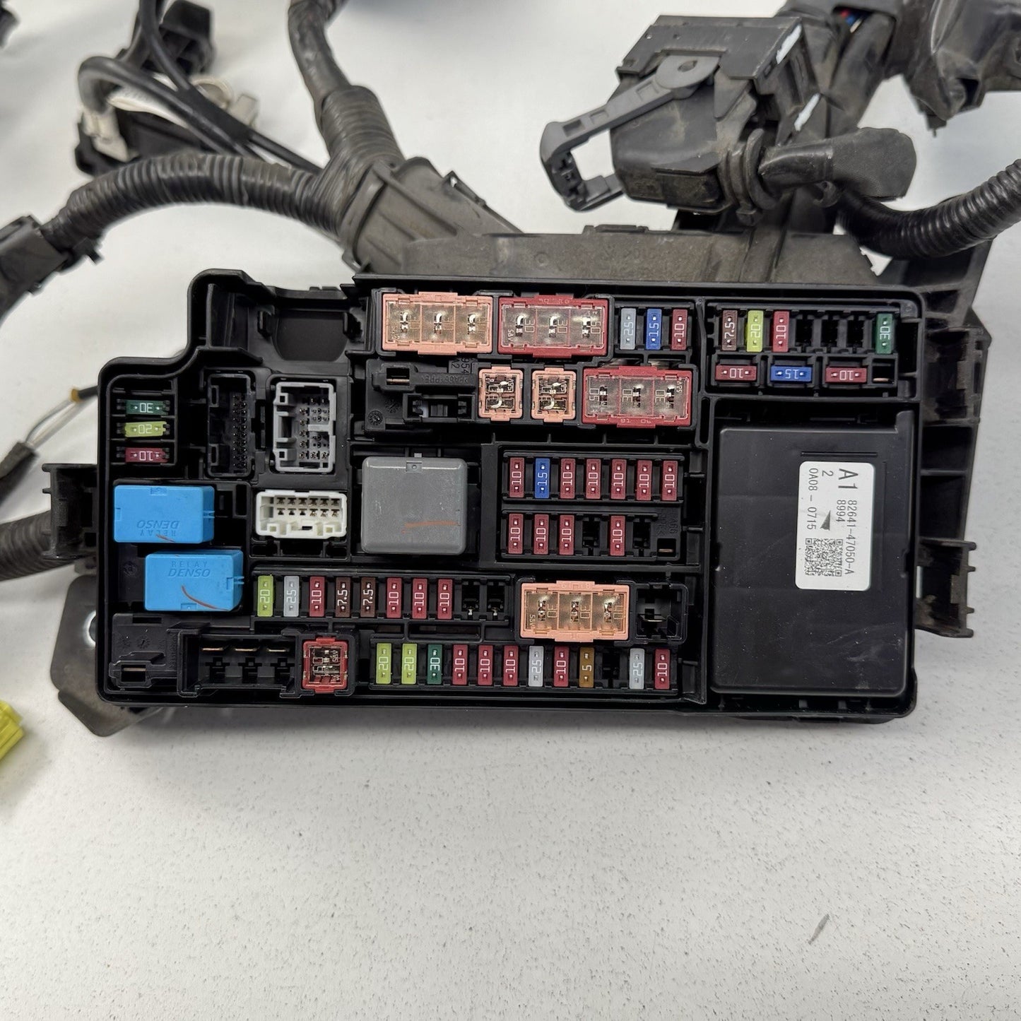 20 Toyota Prius Prime Engine Bay Wiring Harness With Fuse Box 82111-47R70 OEM