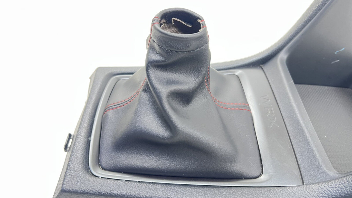 15-21 SUBARU WRX MANUAL CENTER CONSOLE SHIFT BOOT SURROUND BEZEL PANEL TRIM OEM