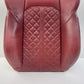 18-24 Audi S4 S5 Driver Left Front Sport Seat Upper Cushion Magma Red OEM