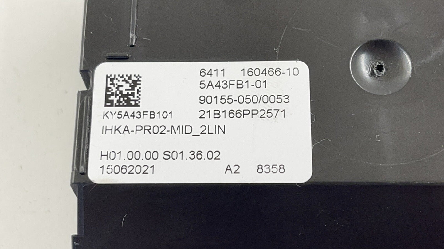 20-23 TOYOTA SUPRA HVAC AC TEMPERATURE CLIMATE CONTROL MODULE 160466 OEM