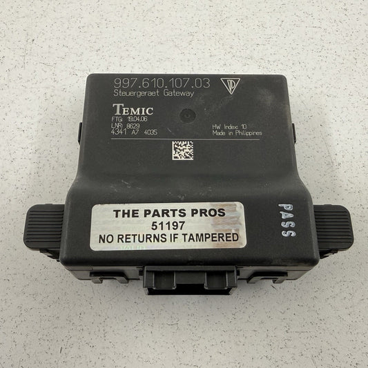 05-12 Porsche 911 997 Boxster Cayman 987 Gateway Control Module 99761010703 OEM