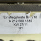 12-18 Mercedes W218 CLS550 Front Illuminated Door Sill Scuff Kick Plate Pair OEM