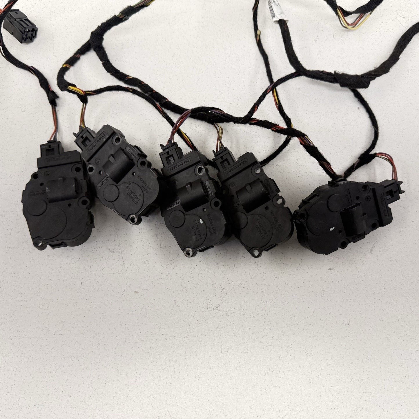 10-16 Mercedes W212 E350 HVAC Box AC Flap Motor Air Mix Actuator Set OEM