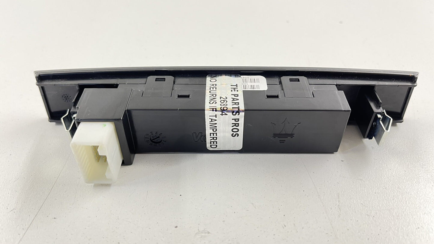 14-17 MASERATI QUATTROPORTE REAR HEATED SEAT SUN SHADE ROLLER BLIND SWITCH OEM