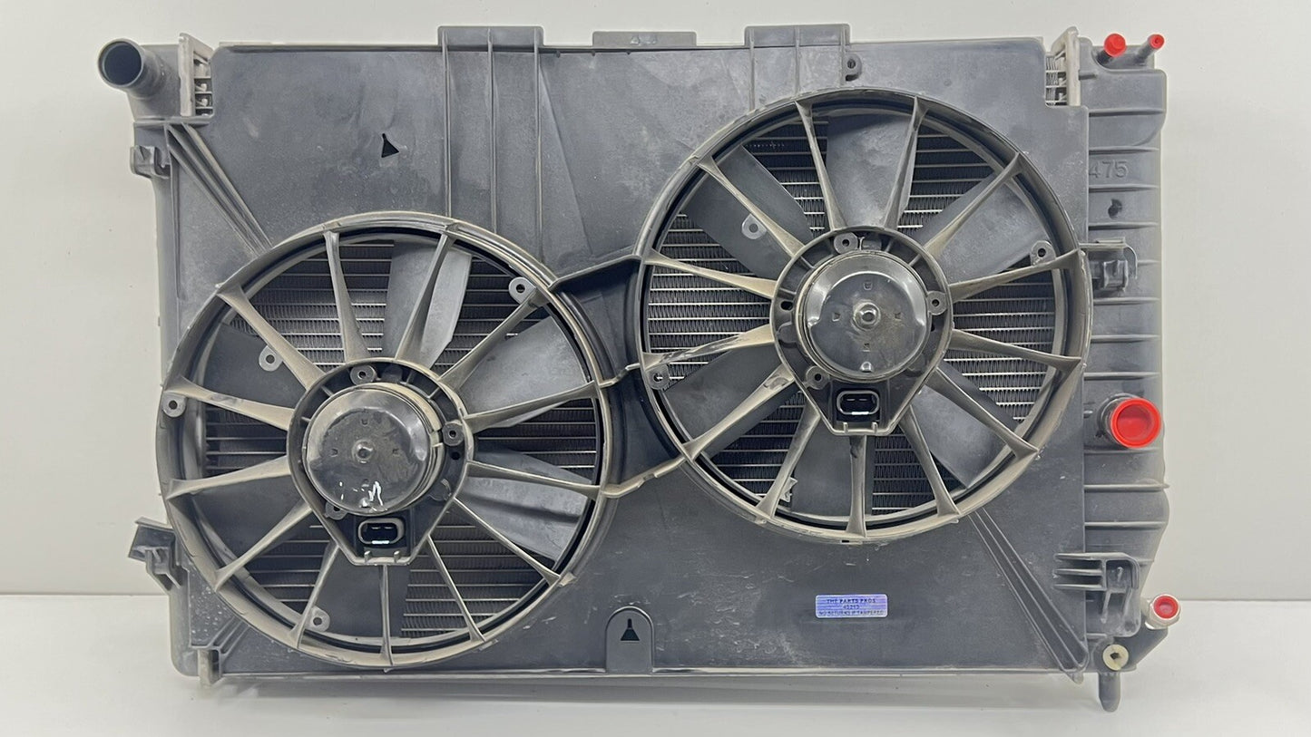 01-04 CHEVROLET CORVETTE C5 Z06 MANUAL RADIATOR CONDENSER FAN ASSEMBLY OEM
