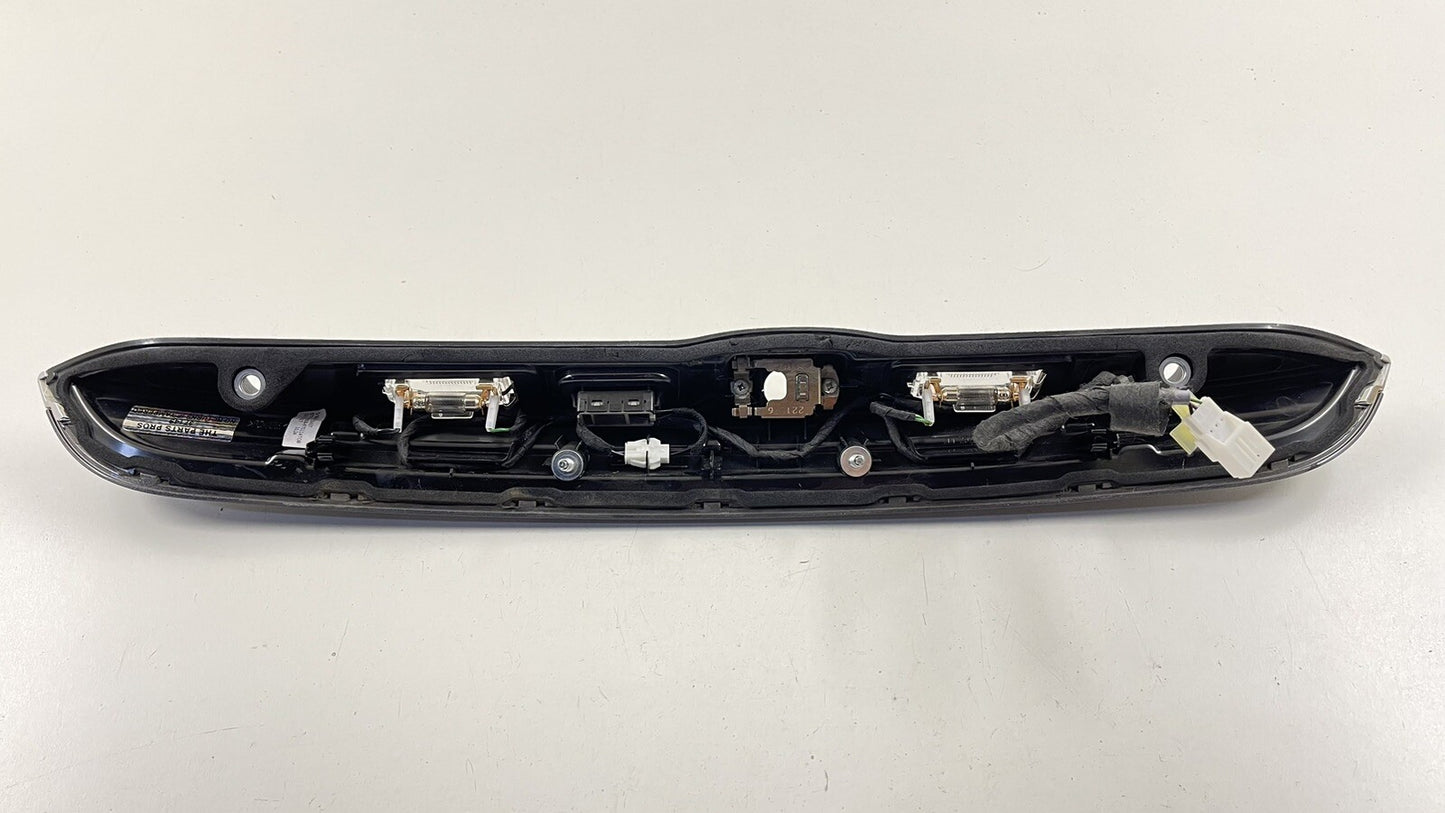 17-23 MASERATI GHIBLI LICENSE PLATE LIGHT TRUNK TRIM GARNISH MOULDING BEZEL OEM