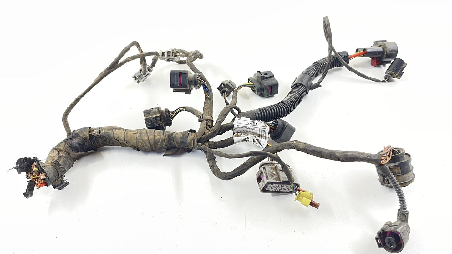 2015 VOLKSWAGEN PASSAT TDI 2.0L LEFT FRONT HALOGEN HEADLIGHT WIRE HARNESS OEM