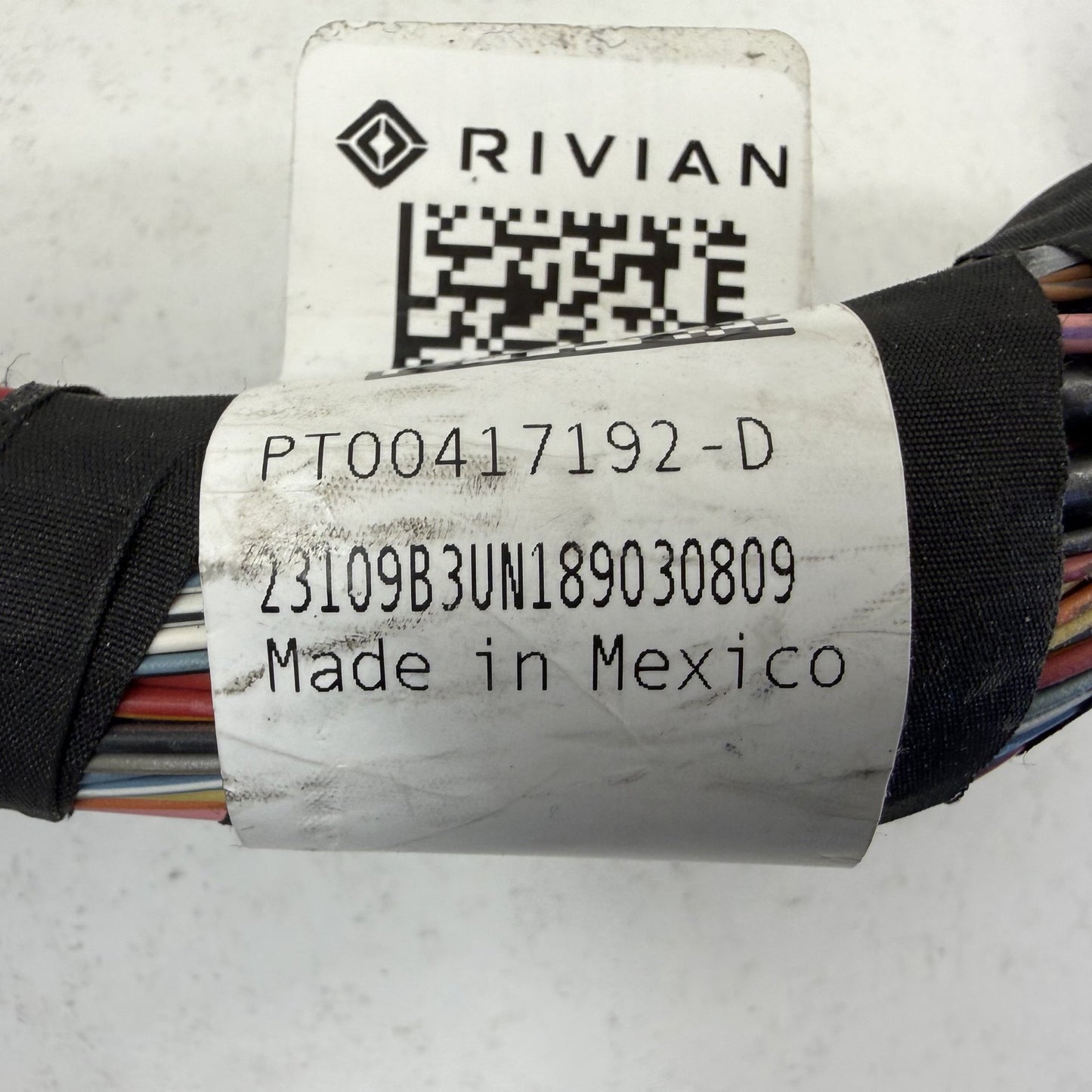 2022-2024 Rivian R1S Dashboard Instrument Panel Wiring Harness PT00417192-D OEM